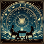 Compatibilité astrologique, synastrie et éléments en image