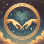 Coeur cosmique et roue du zodiaque, amour et compatibilité