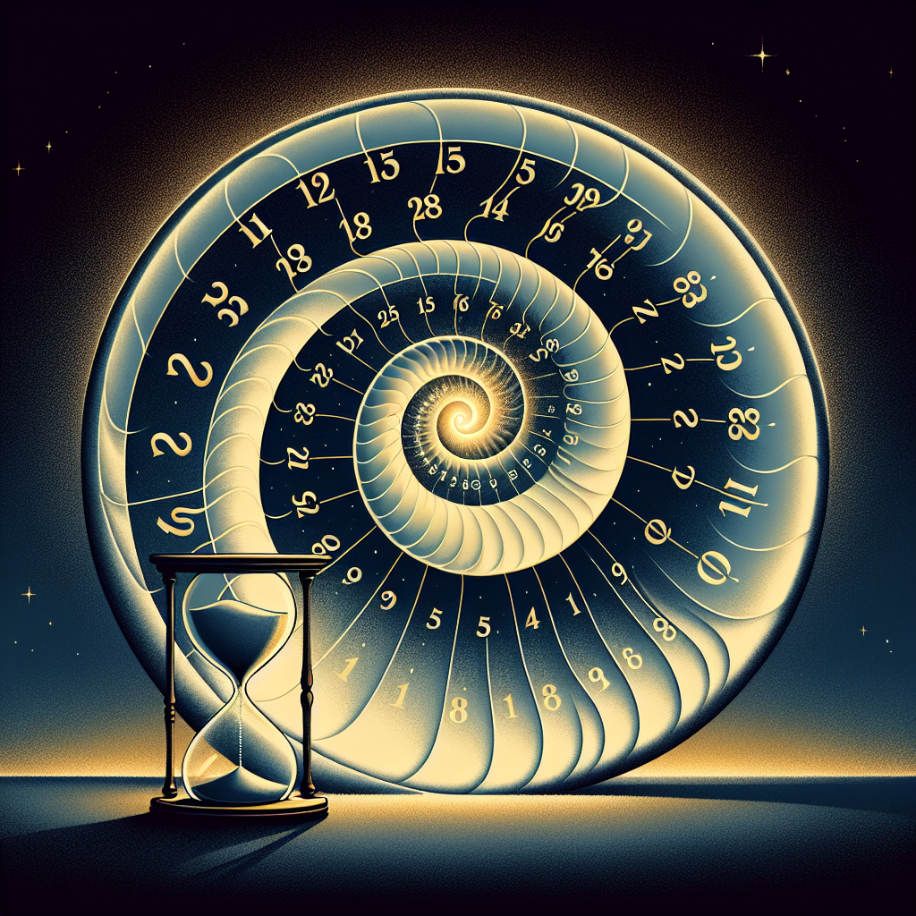 Spirale de calendrier et nombres, cycles personnels