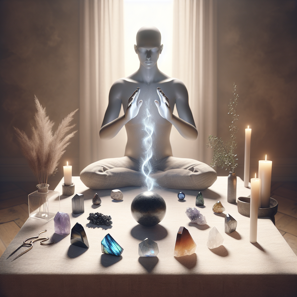 Rituel avec pierres pour couper un lien énergétique