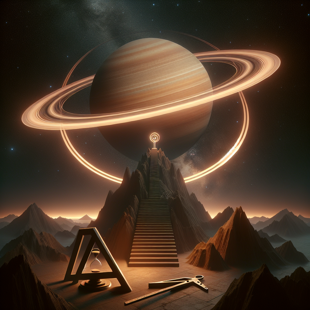 Saturne, leçon de limites et maturité en thème natal