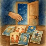 Cartes de tarot annonçant une rencontre amoureuse possible